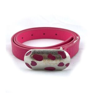 Leopard Print Plated Belt